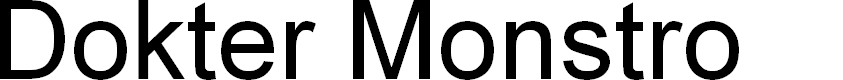 Preview image for Dokter Monstro Expanded Italic