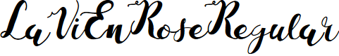 Preview image for LaViEnRose-Regular