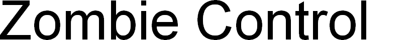 Preview image for Zombie Control 3D Italic