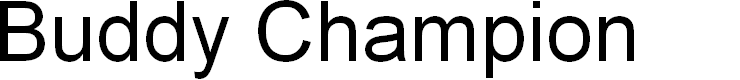 Preview image for Buddy Champion Expanded Italic