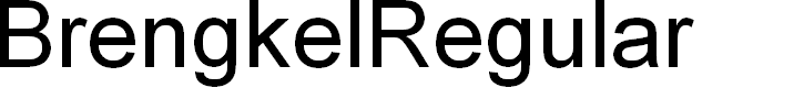 Preview image for BrengkelRegular