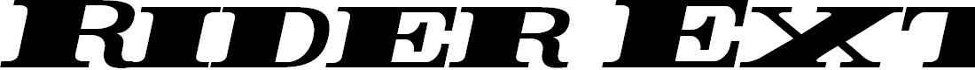 Preview image for Rider ExtraBlack Italic