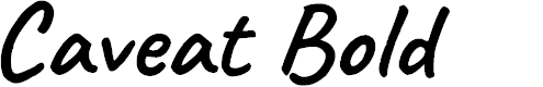 Preview image for Caveat Bold