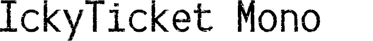 Preview image for IckyTicket Mono