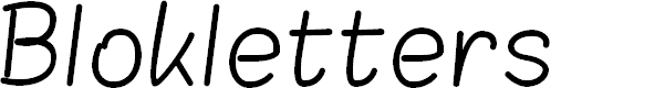 Preview image for Blokletters Balpen