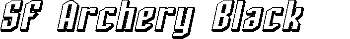 Preview image for SF Archery Black Shaded Oblique
