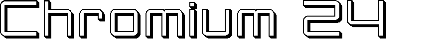 Preview image for SF Chromium 24 Font