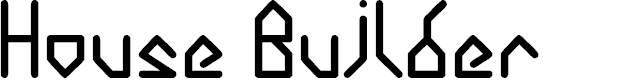 Preview image for House Builder Font