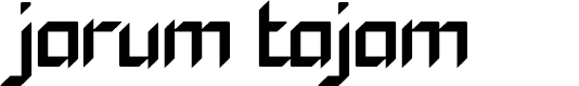 Preview image for jarum tajam Font