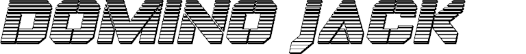 Preview image for Domino Jack Chrome Italic Italic