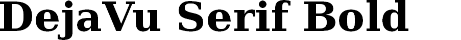 Preview image for DejaVu Serif Bold