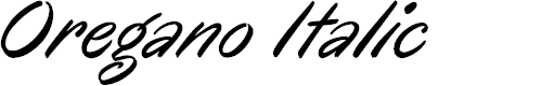 Preview image for Oregano Italic
