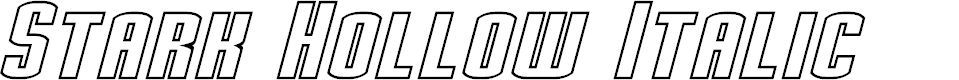 Preview image for Stark Hollow Italic