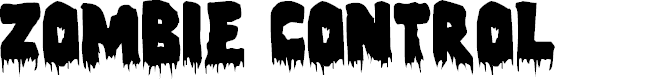 Preview image for Zombie Control Font