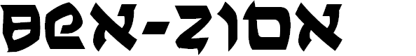 Preview image for Ben-Zion Font