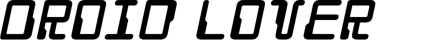 Preview image for Droid Lover Italic