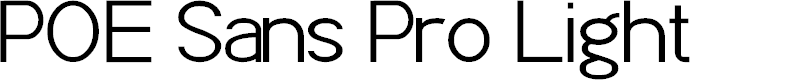 Preview image for POE Sans Pro Light