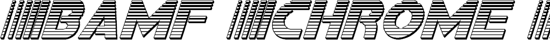 Preview image for Bamf Chrome Italic