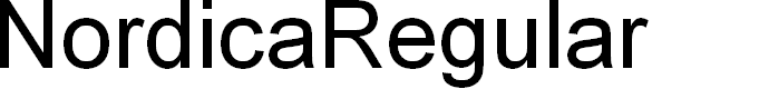 Preview image for NordicaRegular