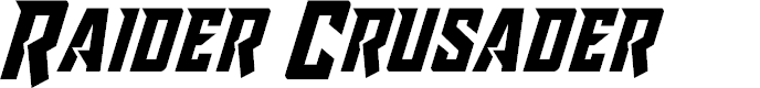 Preview image for Raider Crusader Font