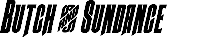 Preview image for Butch & Sundance Bold Italic