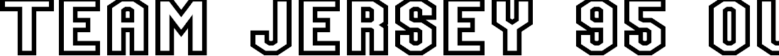 Preview image for Team Jersey 95 Outline
