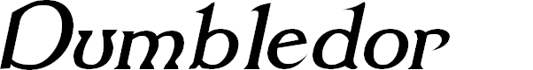 Preview image for Dumbledor 1 Italic