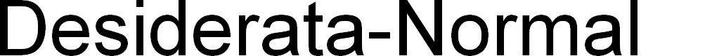 Preview image for Desiderata-Normal