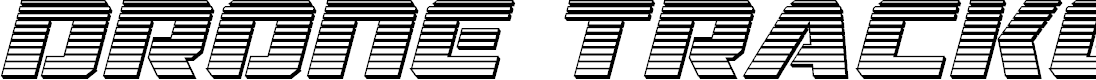 Preview image for Drone Tracker Chrome Italic