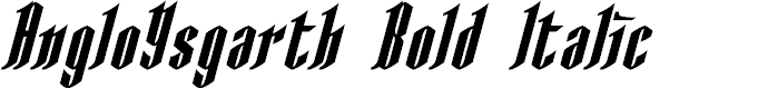 Preview image for AngloYsgarth Bold Italic