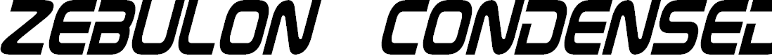Preview image for Zebulon Condensed Italic