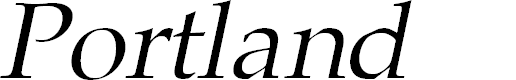 Preview image for Portland LDO Italic