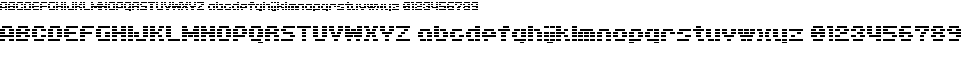 Preview image for D3 DigiBitMapism type A Font