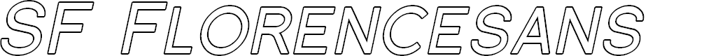 Preview image for SF Florencesans SC Outline Italic