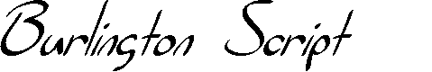 Preview image for SF Burlington Script Italic