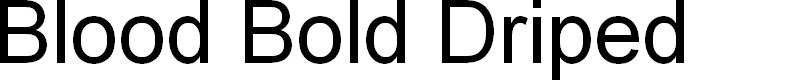 Preview image for BloodBoldDriped Font