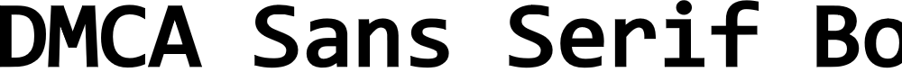 Preview image for DMCA Sans Serif Bold