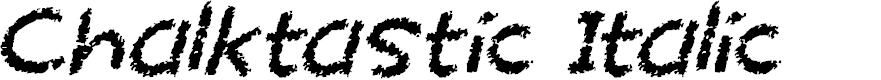Preview image for Chalktastic Italic