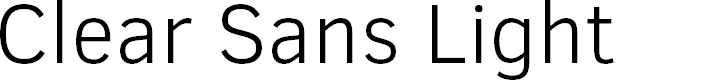 Preview image for Clear Sans Light