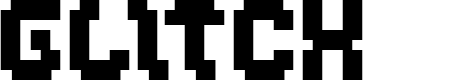 Preview image for GLITCH Font