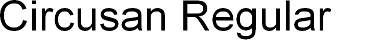 Preview image for Circusan Regular