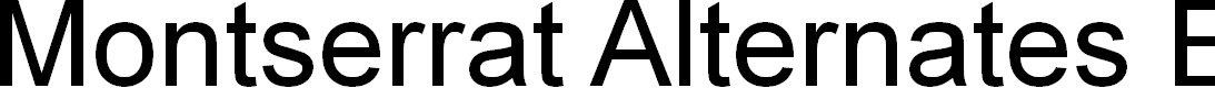 Preview image for Montserrat Alternates ExtraLight Italic