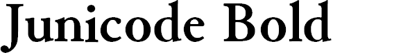Preview image for Junicode Bold