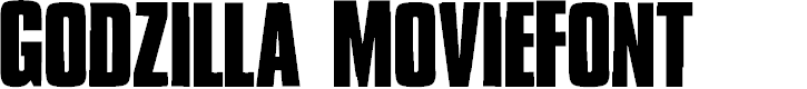 Preview image for Godzilla MovieFont