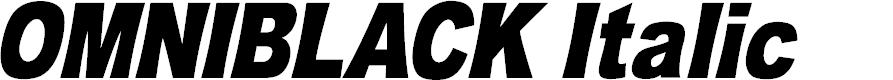 Preview image for OMNIBLACK Italic