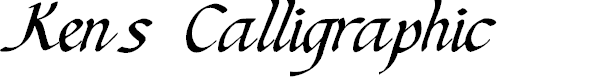 Preview image for Ken's Calligraphic