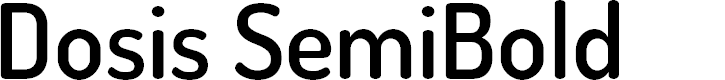 Preview image for Dosis SemiBold