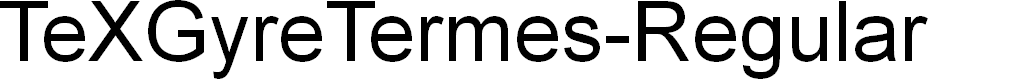 Preview image for TeXGyreTermes-Regular