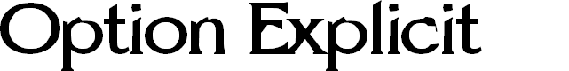 Preview image for Option Explicit