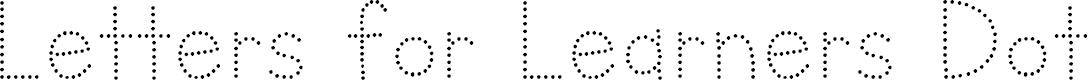 Preview image for Letters for Learners Dots
